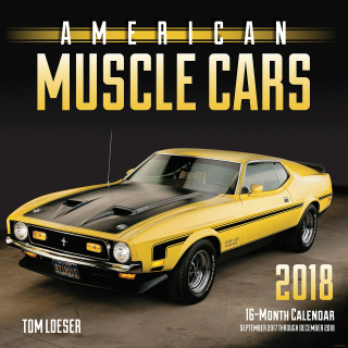 American Muscle Cars 2018 Kalendář 16 měsíců