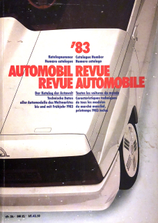1983 - Katalog der Automobil Revue