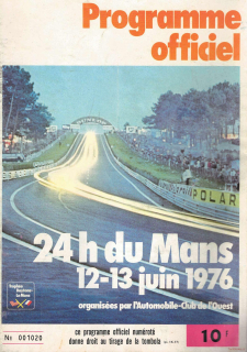 24 Heures du Mans 1976: Programme Officiel