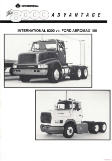 International 8200 vs. Ford Aeromax 106 (Press Release)