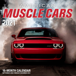 American Muscle Cars 2021 Kalendář 16 měsíců