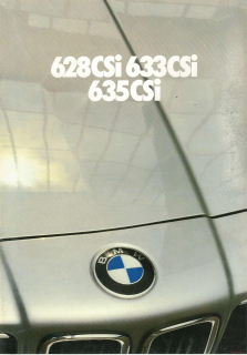BMW 628CSi, 633CSi, 635CSi e24 1980 (Prospekt)