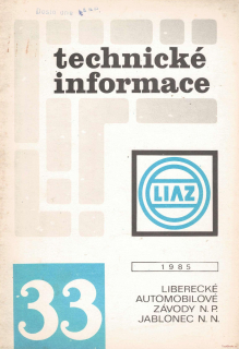 LIAZ Technické informace 1985