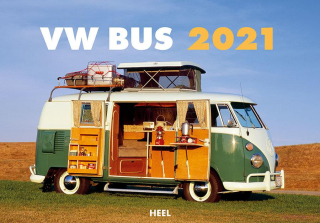 VW Bus Kalender 2021 - Die schönsten Modelle vom T1 und T2