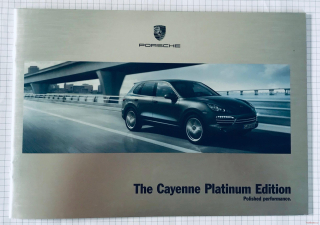 Porsche - The Cayenne Platinum Edition (prospekt)