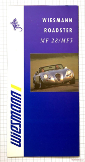 Wiesmann Roadster MF 28 / MF 3 (prospekt), DE