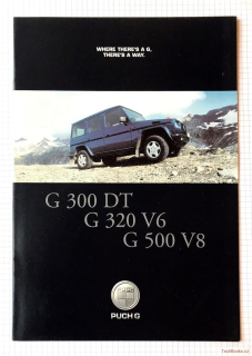 Puch G 300 DT, G 320 V6, G 500 V8 (prospekt), A
