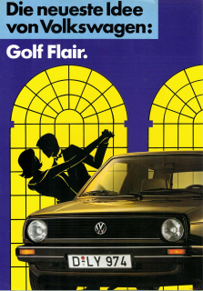 VW Golf II Flair 1986 (Prospekt)