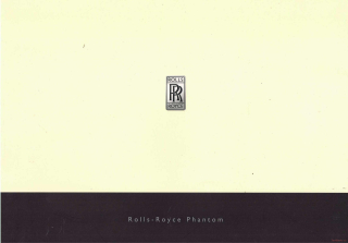 Rolls-Royce Phantom 2003 (Brochure)