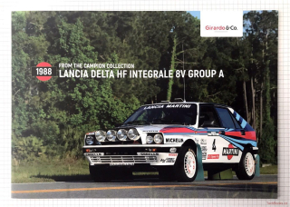Lancia Delta HF Integrale 8V Group A (prospekt), I / GB