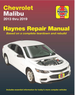 Chevrolet Malibu (13-19)