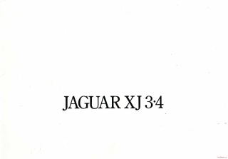 Jaguar XJ 3.4 1975 (Prospekt)