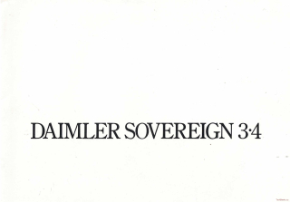 Daimler Sovereign 3.4 1975 (Prospekt)