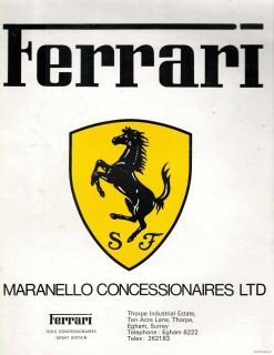 Ferrari UK 1978 (Prospekt)