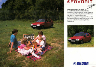 Škoda Favorit 1989 (Prospekt)