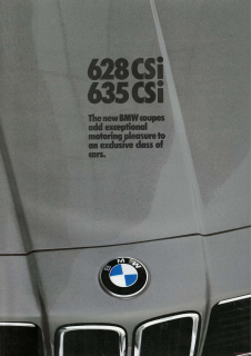 BMW 628CSi, 635CSi e24 1983 (Prospekt)