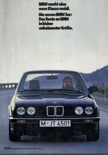 BMW 316, 318i, 320i, 323i e30 1973 (Prospekt)