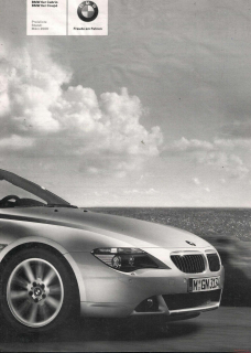 BMW 6er e63/e64 Coupé & Cabrio Preisliste 2006 (Prospekt)