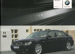 BMW 7er e65 Individual 2005 (Prospekt)