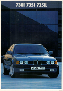 BMW 730i, 735i e32 1986 (Prospekt)