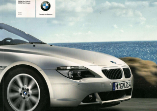 BMW 630i, 650i e63/e64 Coupé & Cabrio 2005 (Prospekt)