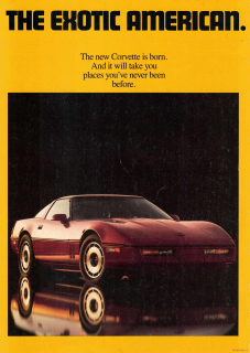 Chevrolet Corvette C4 1984 (Prospekt)