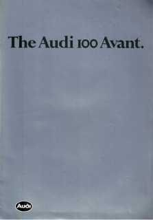 Audi 100 Avant 1979 (Prospekt)
