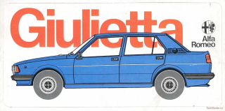Alfa Romeo Giulietta (SAMOLEPKA)