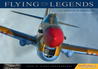 Flying Legends 2023 Calendar 16 měsíců