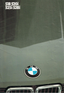 BMW 518, 520i, 525i, 528i e28 1984 (Prospekt)