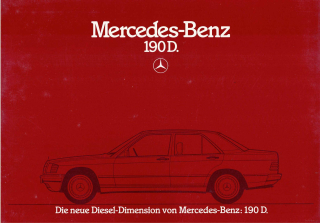 Mercedes-Benz W201 190D 1984 (Prospekt)