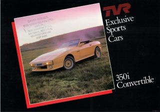 TVR 350i 1983-89 (Prospekt)