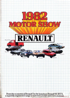 Renault 1982 (Prospekt/Brožura)