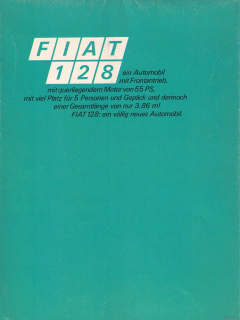 Fiat 128 1969 (Prospekt)