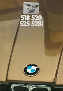 BMW 518, 520, 525, 528i e12 1980 (Prospekt)