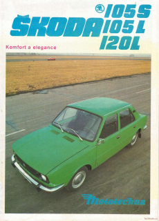 Škoda 105 S / L / 120 L 1976 (Prospekt)
