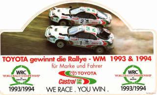 Toyota Celica WRC 1993 & 1994 (SAMOLEPKA)
