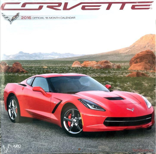 Chevrolet Corvette 2016 Kalendář 18 měsíců