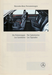 Mercedes-Benz Die Polsterungen 1991 (Prospekt)