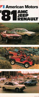 AMC, Jeep & Renault 1981 (Prospekt)