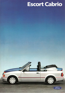Ford Escort Cabrio 1986 (Prospekt)