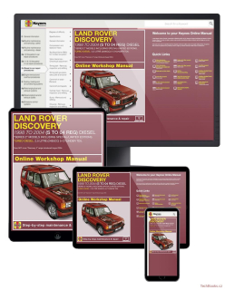 Land Rover Discovery II (98-04) (ONLINE MANUAL)