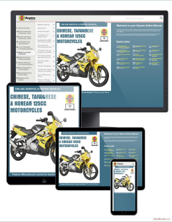 Chinese, Taiwanese and Korean 125 cc Motorcycles (ONLINE MANUAL)