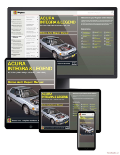 Acura Integra / Legend (86-90) (ONLINE MANUAL)
