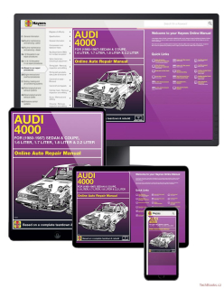 Audi 4000 (80-87) (ONLINE MANUAL)