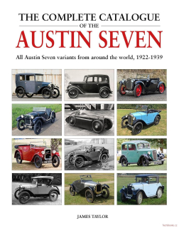 The Complete Catalogue of the Austin Seven