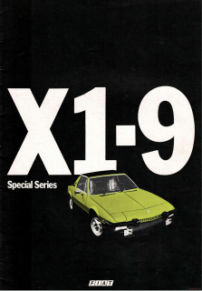 Fiat X1/9 197x (Prospekt)