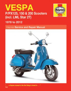 Vespa P / PX125 / 150 / 200 Scooters (78-12)