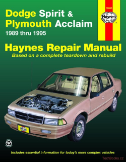 Dodge Spirit / Plymouth Acclaim (89-95)