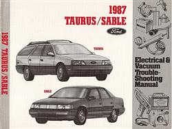 Ford Taurus/Mercury Sable 1987 Electrical & Vacuum TS Manual